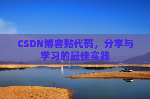 CSDN博客贴代码，分享与学习的最佳实践