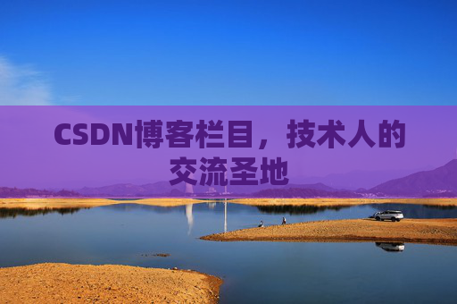 CSDN博客栏目，技术人的交流圣地
